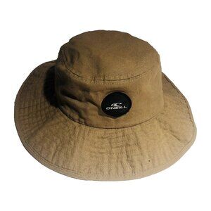 O’Neill Tan Floppy Bucket Hat‎ Great For Beach Cruise Fishing One Size,NEW